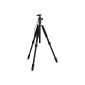 Rollei CT-5A Universal tripod load capacity 8 kg with 3D ball head, 1.7 kg - Aluminum (Accessories)