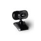 HAVIT® HV-V612 HD camera and webcam with microphone for Skype, MSN Messenger, Windows Live Messenger and Yahoo Video Messenger, perfect for laptop and desktop PC (V612-black), Easter (Personal Computers)