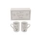 The Juliana Collection - CM228 - Set 2 Mugs Mugs - Wedding Gift - 