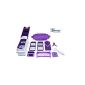 Nicer Dicer Plus - easy Decoupe Vegetables and fruit - 12 Pieces - Violet