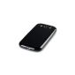 Samsung Galaxy S3 i9300 TPU Silicone Skin CASE COVER (BLACK) (Electronics)