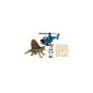 Dino Valley - Capture Dinosaur - Blue Helicopter Fly & Figurines (Toy)