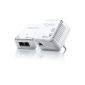 Devolo dLAN 500 WiFi Starter Kit (500 Mbit / s, WLAN Repeater, 1 LAN port, compact housing, Powerline) white (accessory)