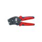 Self-adjusting Knipex crimping pliers for wire end ferrules with front loading