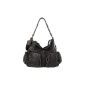 FREDsBRUDER Hempel bag 2.0 soft stonewashed cowhide - medium in size (32 x 29 x 12 cm), Color: Black