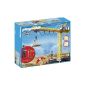 Playmobil - 5466 - figurine - Large Crane Construction Site With Remote Infrared (Toy)