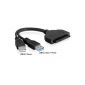 VicTsing USB 3.0 to SATA Adapter cable with 22-pin USB power cable for HDD 6,35 cm (Electronics)
