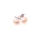 Pearls Sterling Silver earrings with a pearl's of freshwater white culture.  By KurtzyTM (Jewelry)