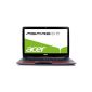 Acer Aspire One 722 29.5 cm (11.6 inches) Netbook (AMD C-60, 1GHz, 2GB RAM, 320GB HDD, ATI HD 6290, Bluetooth, Win 7 HP) red (Personal Computers)