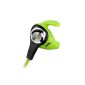 Monster iSport Intensity Ear Sport Headphones with ControlTalk Apple (sweat resistant & washable) Green (Electronics)