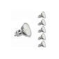 LE 2.5W MR16 GU10 LED lamps replace 35W halogen lamps, 200lm, warm white 3000K 120 ° Abstrahwinkel, LED bulbs, LED lamps, 5-pack