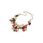 Vintage Irregular Alloy Rhinestone European fashion chain necklace (Multicolor) (Jewelry)