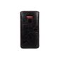 Media Devil HTC One M8 (2014) Leather Case (Black with red stitching) - Artisanpouch shell made of genuine leather with European pull tab (Electronics)