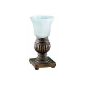 LED table lamp antique chalice Altmessing 23.5cm 4 watt LED warm white