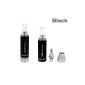 eGo EVOD BCC metal 1.6ml Bottom Coil Chan Gable Clearomizer in black, 1.8 ohm resistor, in stock, immediately available (Personal Care)