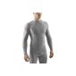 Sub Sports Men Cold compression shirt thermal underwear Base Layer Long Sleeve (Mock / turtleneck) (Sports Apparel)