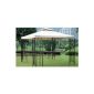 Metal gazebo Amazon 3x3m CREAM Party Tent Garden Tent Marquee Pavilion