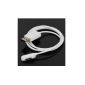 Magnetic charging cable USB charger for Sony Xperia Z2 D6503 D6502 D6543-White (Electronics)
