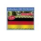 Screening GERMANY - 5 x 0,85 m - Balkonumspannung balcony paneling flag Germany flag fence privacy