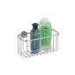 Wenko basket in stainless steel for shower or bath