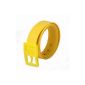 Y-BOA - Silicone Belt - Male / Female Modern- 3.5CM- 115 * Adjustable - Casual - Dress Pants (# 5 Yellow)