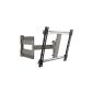 Vogel's THIN 245 TV wall mount for 66-140 cm (26-55 inch) television, swivel and tilt, max.  And 18 kilograms Vesa max.  400 x 400, silver (Accessories)