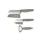 Pradel Premium 117 Box 3 Rooms: 1 + 1 Office knife slicing knife with Fourreaux Protection + 1 Channel Bursar Grey (Kitchen)