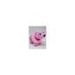 Car - Dog head that moves - Pink with Fur - 20 cm (Toy)