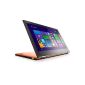 Lenovo Yoga 13 February Laptop Hybrid Touch 13 '' Orange (Intel Core i5, 8GB of RAM, 256GB, Windows 8.1) (Personal Computers)