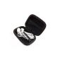AUDIO123 storage box earphone difficult case for MP3 / iPhone headset Sansung Snoy If storing HTC smartphone accessories black new and high quality Brand (Electronics)