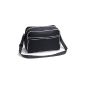 Retro Shoulder Bag in design of the seventies, shoulder bag sports bag made of nylon with piping in fifteen trendy colors of noTrash2003 (Misc.)