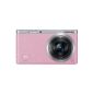 Samsung NX Mini Smart System camera (20 megapixel, 2x opt. Zoom, 7.5 cm (2.9 inch) display, Full HD video, image stabilization, incl. 9mm lens) pink (electronics)