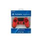 PlayStation 4 - DualShock 4 wireless controller, red (Accessories)