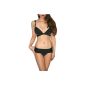 SODACODA- Swimsuit-Bikini 2 pieces Push-Up- Strapless Padded with removable pads, cord.  Nine (Miscellaneous)