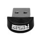 mumbi Mini Bluetooth Dongle USB Adapter Class2 V2.0 EDR 50m - Windows 7 / XP / Vista / 2000 (Electronics)