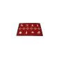 Washable floor mat - 50x75 cm Christmas red Wash + Dry
