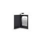 Black Cover with Light for Reader (PRS-T1 / T2) from Sony: The built-in lighting lets you read in the dark.  The discreet reading light ... which can be set individually (Office supplies & stationery)