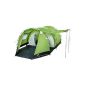 CampFeuer® - tent family tent 3000 mm water column - Green / Black (Sports)
