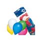 Susy Card 11143575 balloons, assorted colors, latex, 100 pieces (Office supplies & stationery)