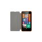 SwissCharger SCP41191 thin protective case with hinged cover for Nokia Lumia 630/635 (synthetic leather), Black (Accessories)