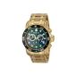Invicta Men's Watch XL Chronograph Quartz stainless steel coated 0075 (clock)