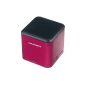 Lasmex Portable Speaker (USB, Micro SD / TF, Li-Ion Battery) Red (Accessories)