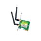 TP-Link TL-WDN3800 Adapter PCI Express Band Wireless N600 unduplicated (Personal Computers)