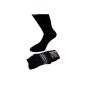 Men's socks without elastic black and white colored 100% cotton Linked tip Gr.  47-50,43-46,39-42, 1 pair, 5pairs, 10Paar (Misc.)