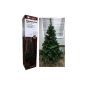 Luxury Christmas tree made of plastic 180cm green, with metal stand