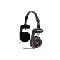 164228 Koss Stereo Headphone headband Open Cable 1.2m 3.5mm Black (Electronics)