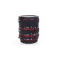 Andoer Colorful metal TTL AF Auto Focus Macro Extension Tubes Automatic Extension Tubes for Canon EOS EF EF-S-60D 7D 5D II 550D (Red) (Electronics)