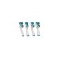 Pack 4 High Quality Replacement brush - Generic compatible with Oral B - Dual Clean