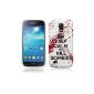 Samsung Galaxy S4 Mini i9190 Case TPU / Gel / Silicone Case Cover - Keep Calm and Kill Zombies Pattern Protective Case for Samsung Galaxy S4 Mini i9190 - White and Red (Electronics)