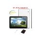 Capacitive Touch Tablet PC 10-inch HD display, Android 4.4, 1GB Ram, QUAD CORE 1.2 GHZ CPU, 32 GB HDD, HDMI, 2x camera, Wi fi - Sunnytech ®